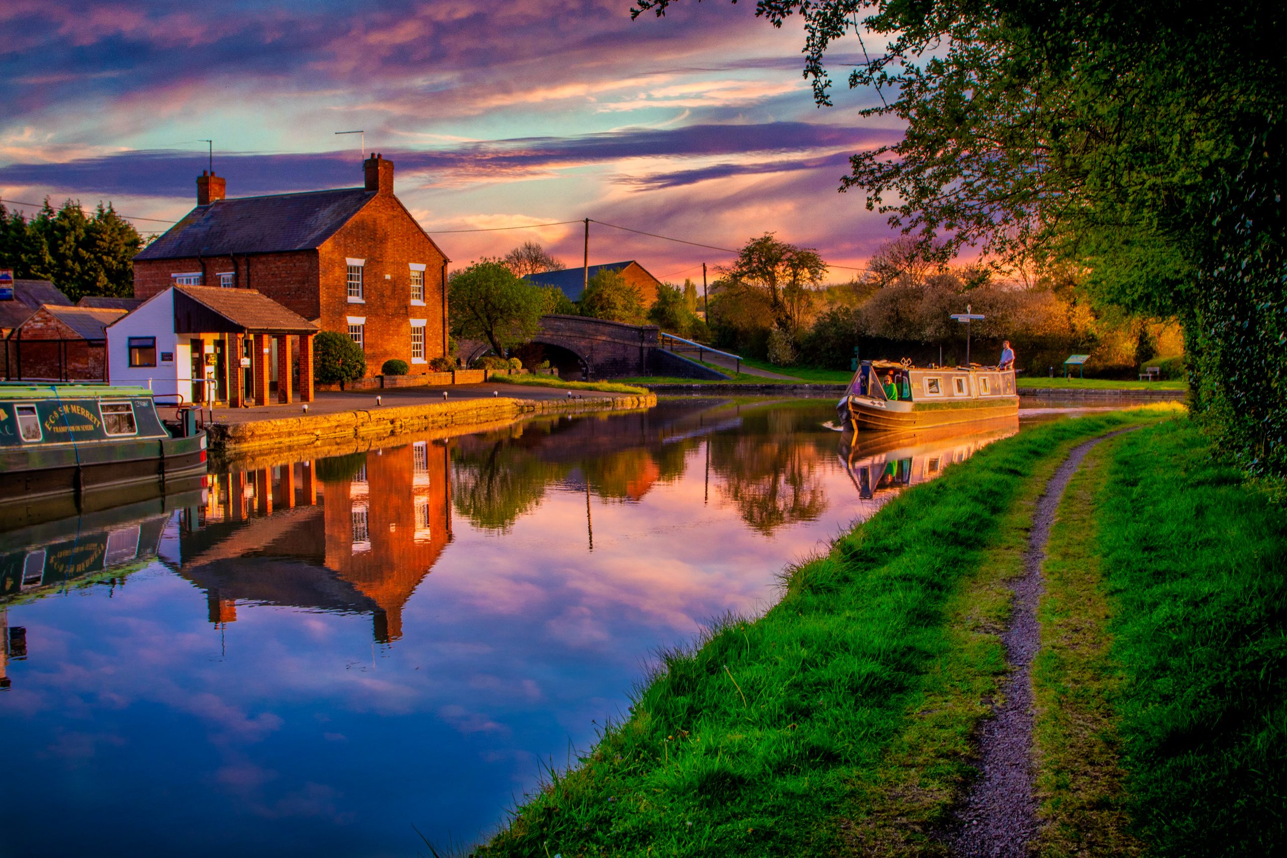 Narrowboat on the Canal